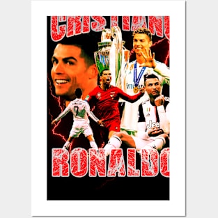 Cristiano Ronaldo T-Shirt - Hoodie - Crewneck - Vintage Design - Football Tee - Streetwear Posters and Art